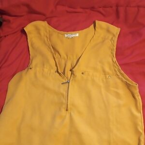 Sleeveless Zip Top